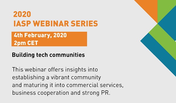 Events Overview IASP IASP WEBINAR Building Tech Communities