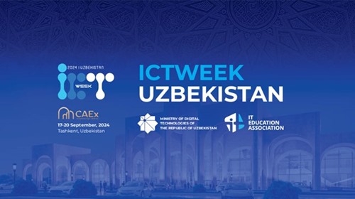 ICTWeek Uzbekistan 2024 held at the Central Asian Expo Center, Tashkent