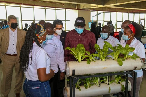 University students at the Konza Tech Forum