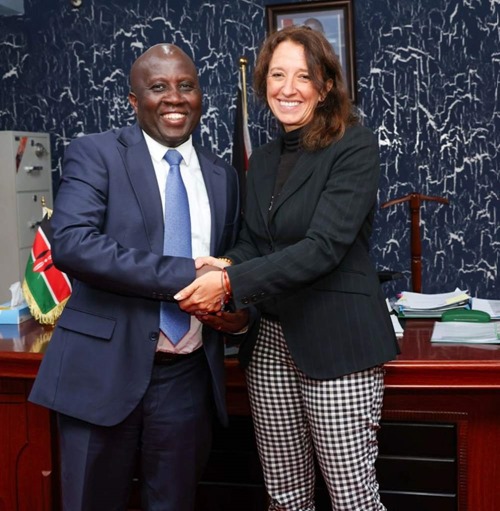 John Tanui and Sonia Palomo